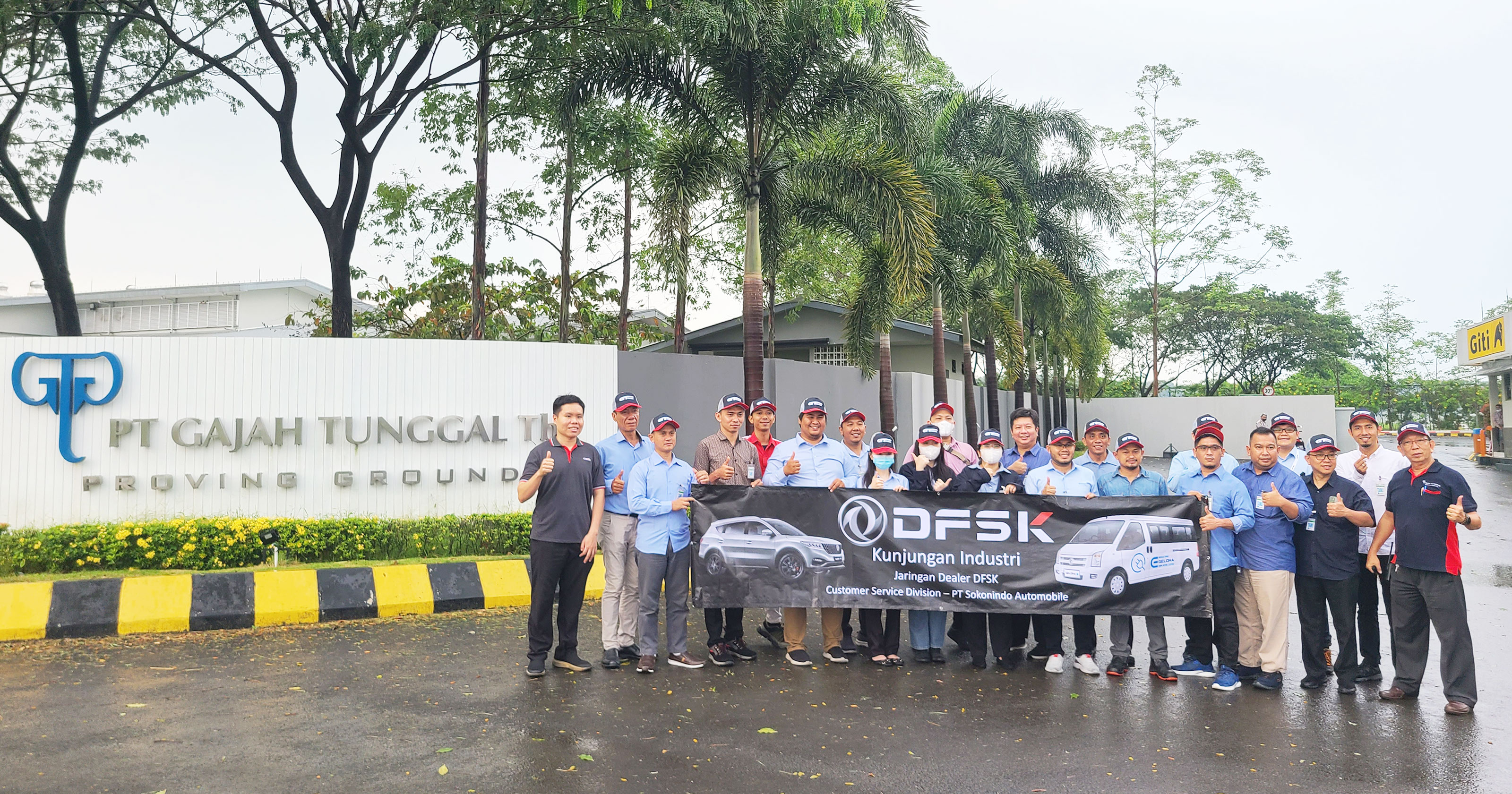 GT Radial dikunjungi PT Sokonindo Automobile di Proving Ground Gajah Tunggal untuk Pelatihan Mendalam dan Penguatan Kemitraan